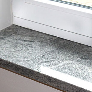 Fensterbank Granit grau